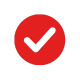 Why Choose Microwave Factory for Panasonic Spare Parts – Red circular icon with a bold white checkmark symbolising approval and trust