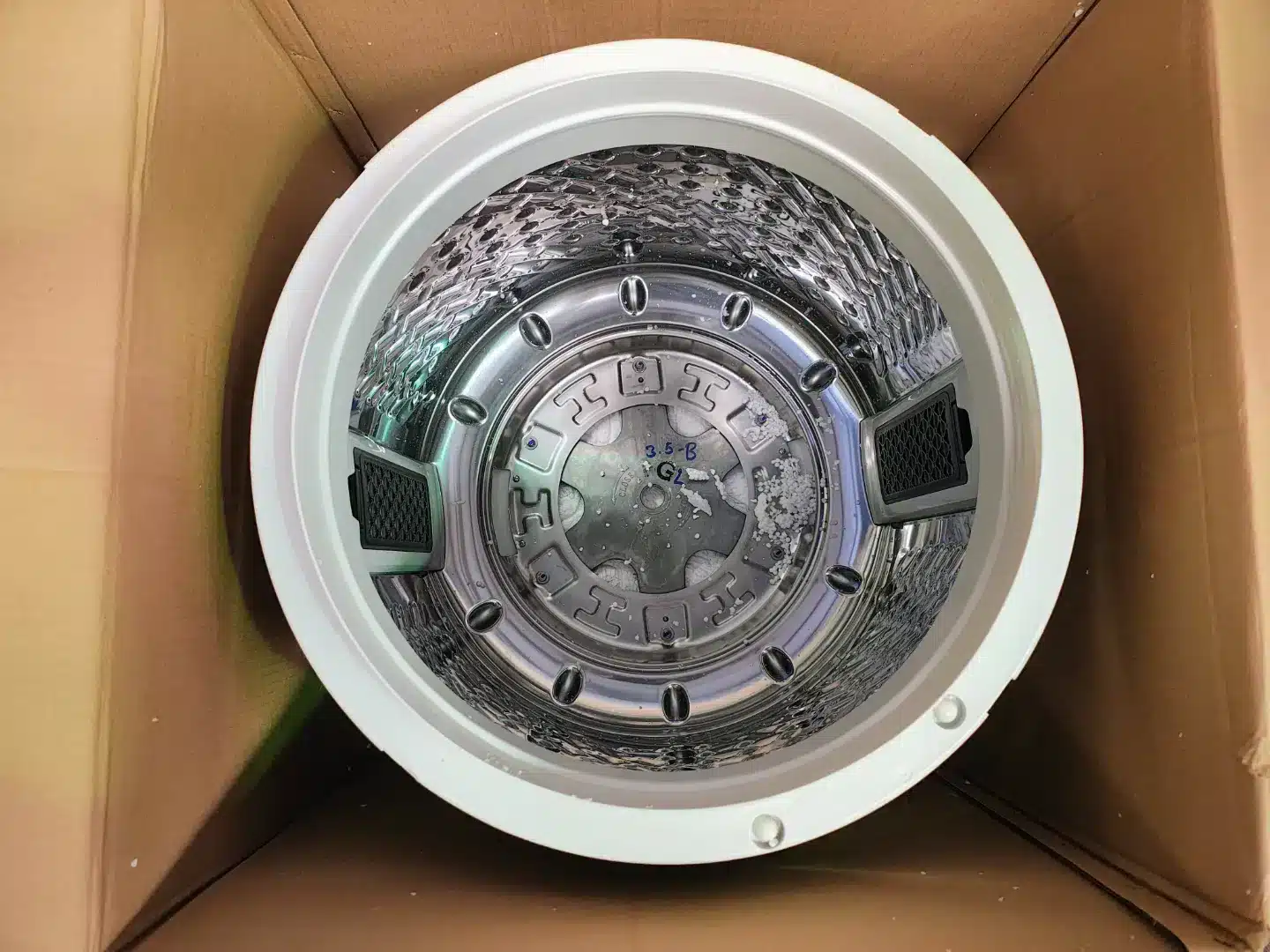 Samsung-Washing-Machine-Basket-Spin-Assy-–-DC97-20100B.webp Samsung Washing Machine Basket Spin Assy – DC97-20100B - Image 1