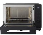 Panasonic 27L 1000W 4-in-1 Flatbed Convection Microwave Oven Black NN-DS59NB (Refurbished) - Image 3