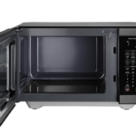 Sharp 26L Flatbed Microwave - Black Stainless SM267FHBS